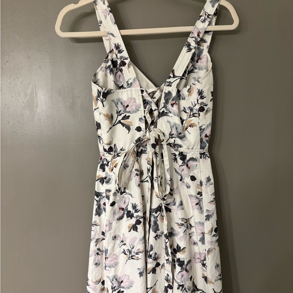 REBECCA TAYLOR NWT $475 SOFIA CORSET FLORAL WOMEN’S MIDI COCKTAIL DRESS - Picture 4 of 6